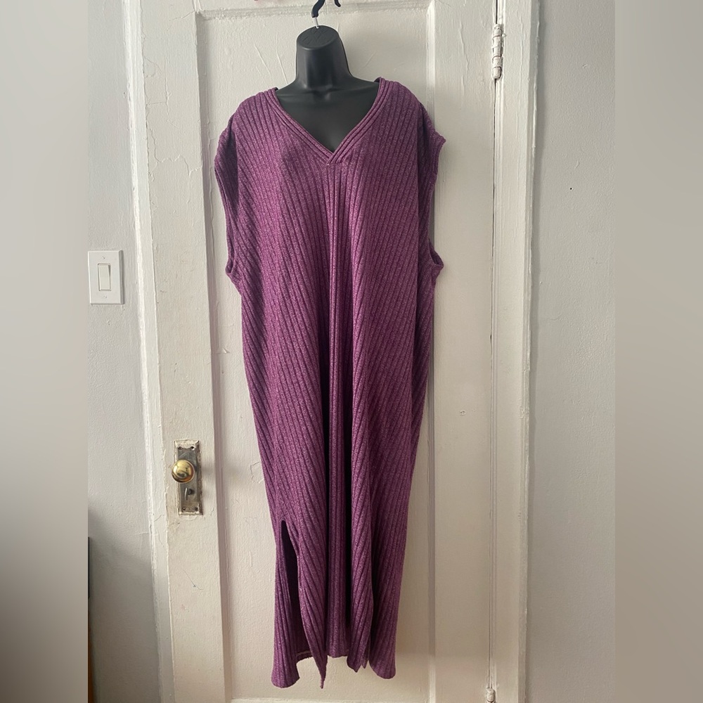 H&m purple maxi dress